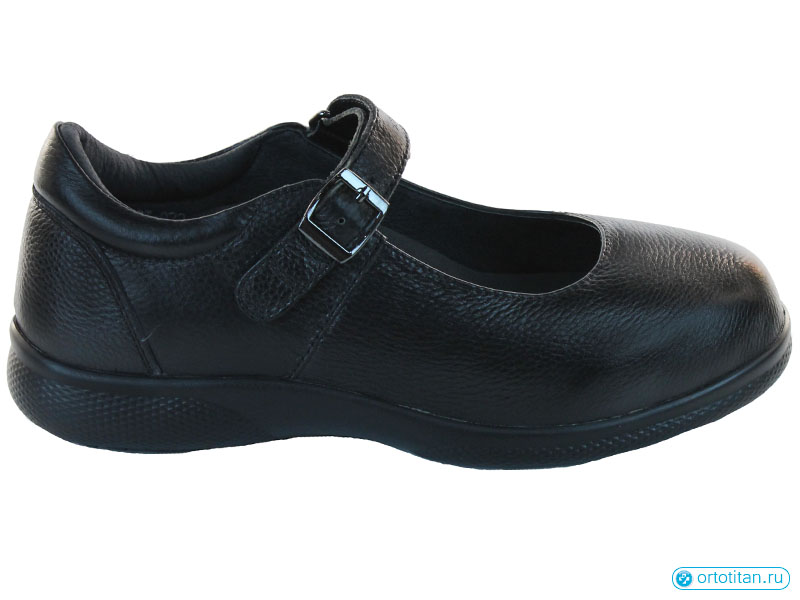 Туфли женские для больных сахарным диабетом OT-022-Black