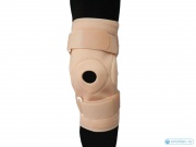 Бандаж на коленный сустав фиксирующий с ребрами жесткости и отверстием BKFO C1KN-901